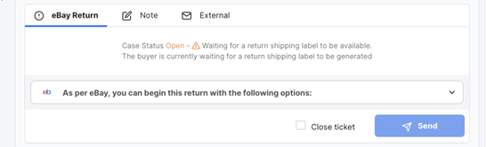 eBay Return Cases Set up automated processes eDesk Support