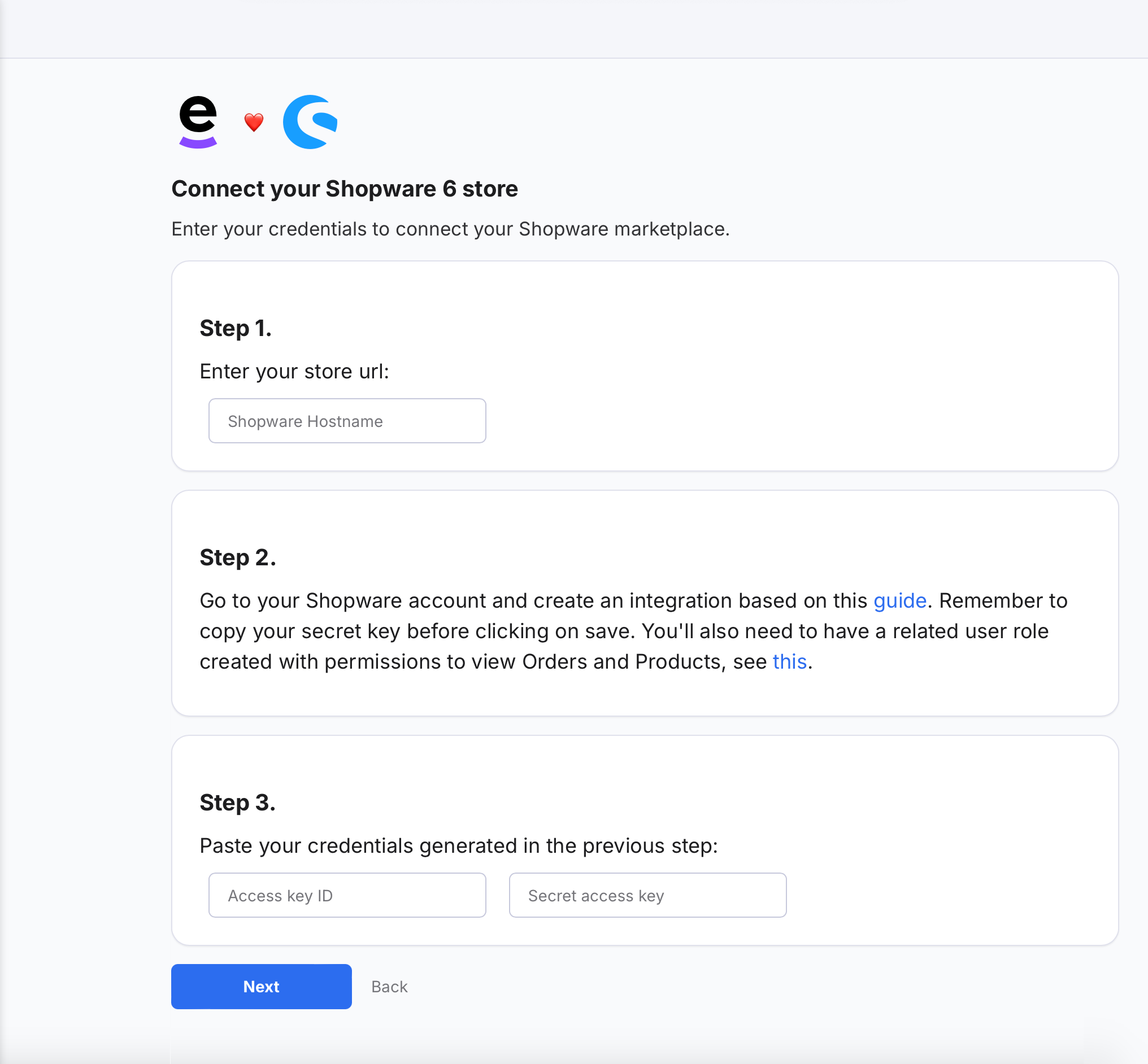 Shopware 6 instructions