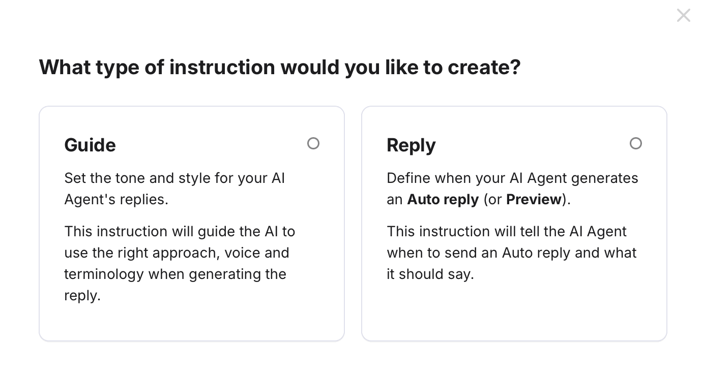 Instructions type