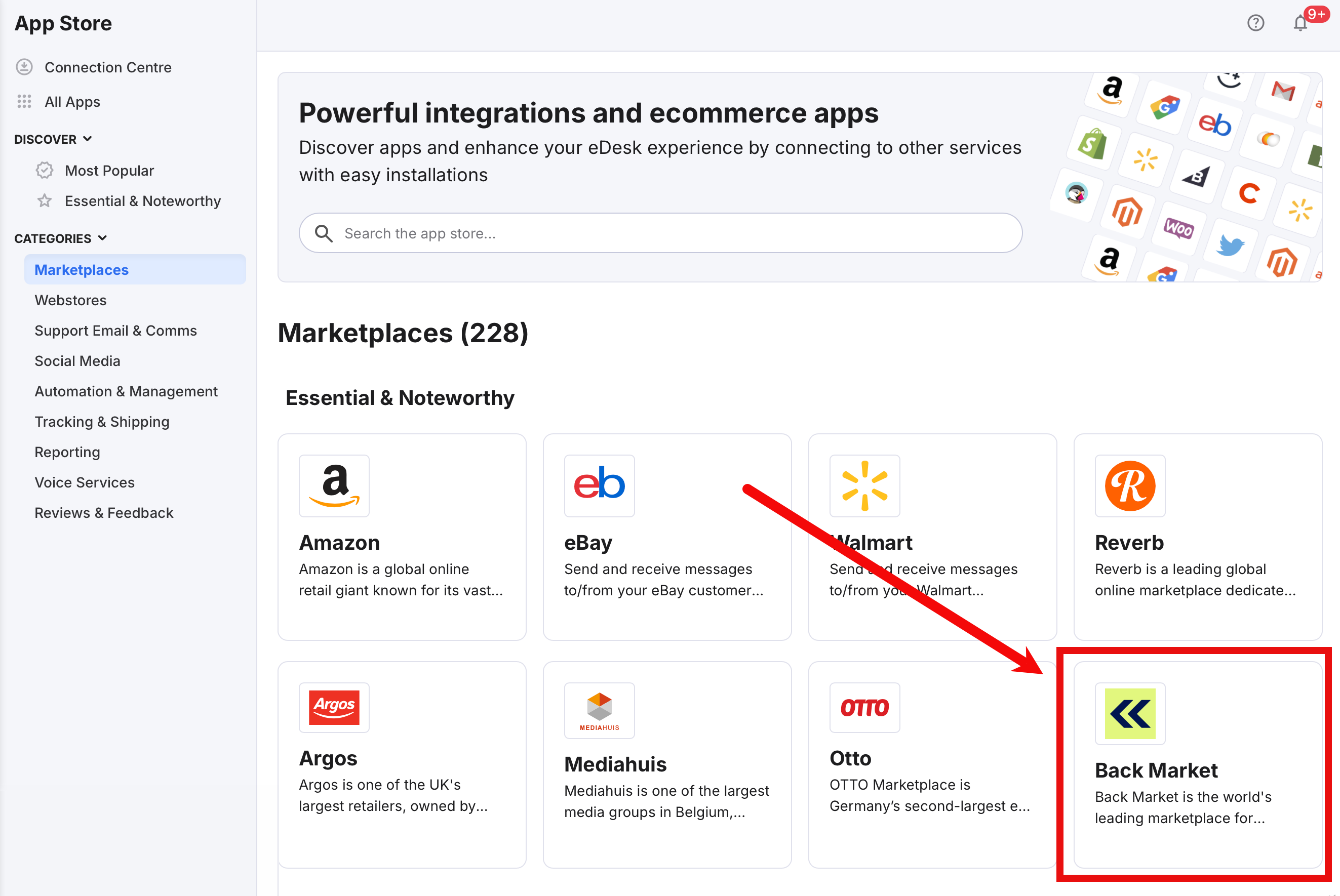 The Back Market tile in the App Store