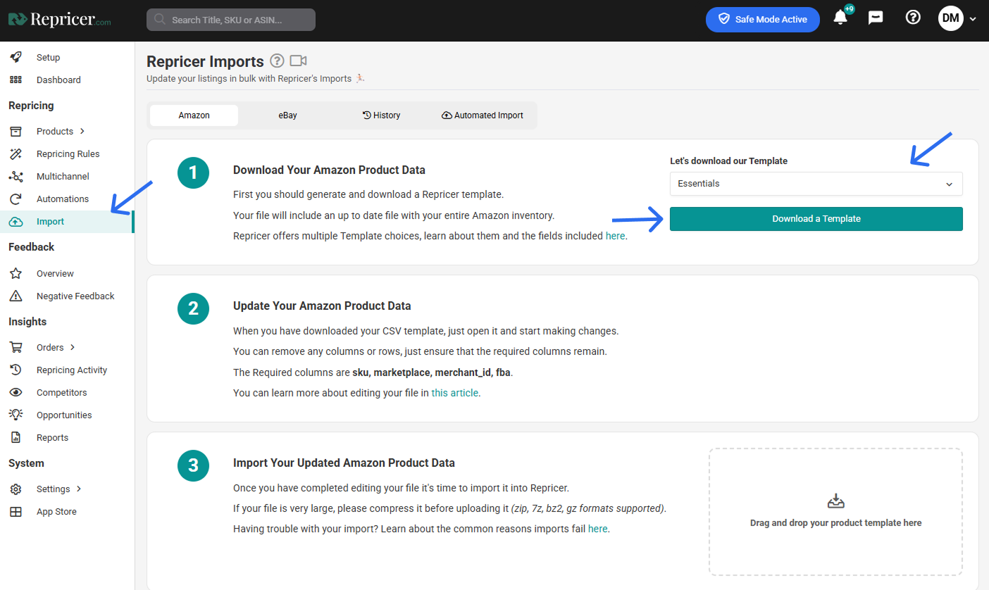 Download Amazon Template